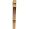 Ekena Millwork Balboa Block Smooth Bracket, Western Red Cedar, 3 1/2"W x 30"D x 34"H BKT04X30X34BOA05SWR - alternate 3